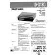 SONY D3 Service Manual cover photo
