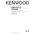 KENWOOD KNA-DT13 Owner's Manual cover photo