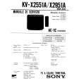 SONY KVX2551A Service Manual cover photo