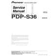 PIONEER PDP-S36 Service Manual cover photo