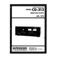 MARANTZ CD312 Service Manual cover photo