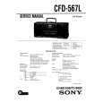 SONY CFD567L Service Manual cover photo