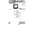 SONY KV-1357R Service Manual cover photo