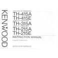 KENWOOD TH-215A Owner's Manual cover photo