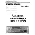 PIONEER KEH1150 Owner's Manual cover photo