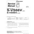 PIONEER S-VS66V/XJI/E Service Manual cover photo