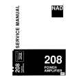 NAD 208 Service Manual cover photo