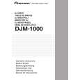 PIONEER DJM1000 Owner's Manual cover photo