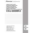 PIONEER CDJ-800MK2 Owner's Manual cover photo