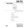 SONY WMPA1 Service Manual cover photo