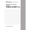 PIONEER VSX-C501-S/FLXU Owner's Manual cover photo