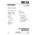 SONY MHC-C55 Service Manual cover photo