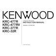 KENWOOD KRC-377R Owner's Manual cover photo
