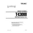 TEAC T-X3000 Service Manual cover photo