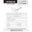 HITACHI CPSX5500W Service Manual cover photo