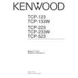 KENWOOD TCP-123 Owner's Manual cover photo