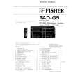 FISHER TADG5 Service Manual cover photo