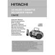 HITACHI CX41E Owner's Manual cover photo