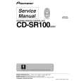 PIONEER CD-SR100/XZ/E7 Service Manual cover photo
