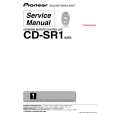 PIONEER CD-SR1 Service Manual cover photo