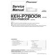 PIONEER KEH-P7800REW Service Manual cover photo