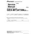 PIONEER GEX-M7347XM Service Manual cover photo