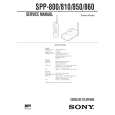 SONY SPP800 Service Manual cover photo