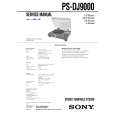 SONY PSDJ9000 Service Manual cover photo