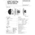 KENWOOD KFCHQ173 Service Manual cover photo