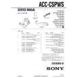 SONY ACCCSPWS Service Manual cover photo