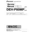 PIONEER DEH-P80MP/X1B/EW Service Manual cover photo