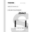 TOSHIBA 20A43 Service Manual cover photo