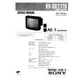 SONY KVDX27B Service Manual cover photo