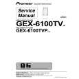 PIONEER GEX-6100TV Service Manual cover photo