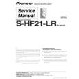 PIONEER S-HF21-LR/XTW/UC Service Manual cover photo