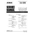 AIWA XA006 Service Manual cover photo