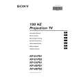 SONY KP61PS2 Owner's Manual cover photo