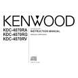 KENWOOD KDC-4070RA Owner's Manual cover photo