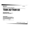SONY TAM30 Owner's Manual cover photo