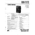 SONY WMFX19 Service Manual cover photo