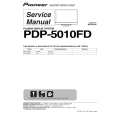 PIONEER PDP-5010FD Service Manual cover photo