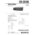 SONY XRC9100 Service Manual cover photo