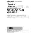 PIONEER VSX515K Service Manual cover photo