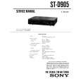 SONY STD905 Service Manual cover photo