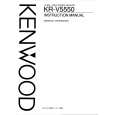 KENWOOD KRV5550 Owner's Manual cover photo