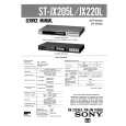 SONY STJX205L Service Manual cover photo