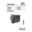 SONY KV25FX30K/E/B Service Manual cover photo