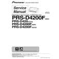 PIONEER PRS-D4200F/XS/ES Service Manual cover photo