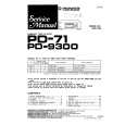 PIONEER PD9300 Service Manual cover photo