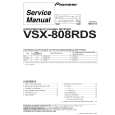 PIONEER VSX808RDS Service Manual cover photo